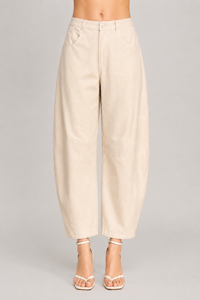 Pantalón Barrel de Lino