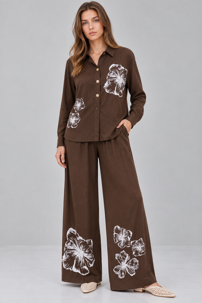 Conjunto Estampado Manga Larga