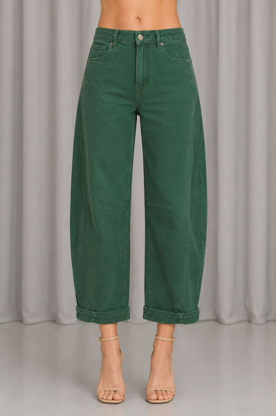 Pantalon de Mezclilla Barrel Soft Denim