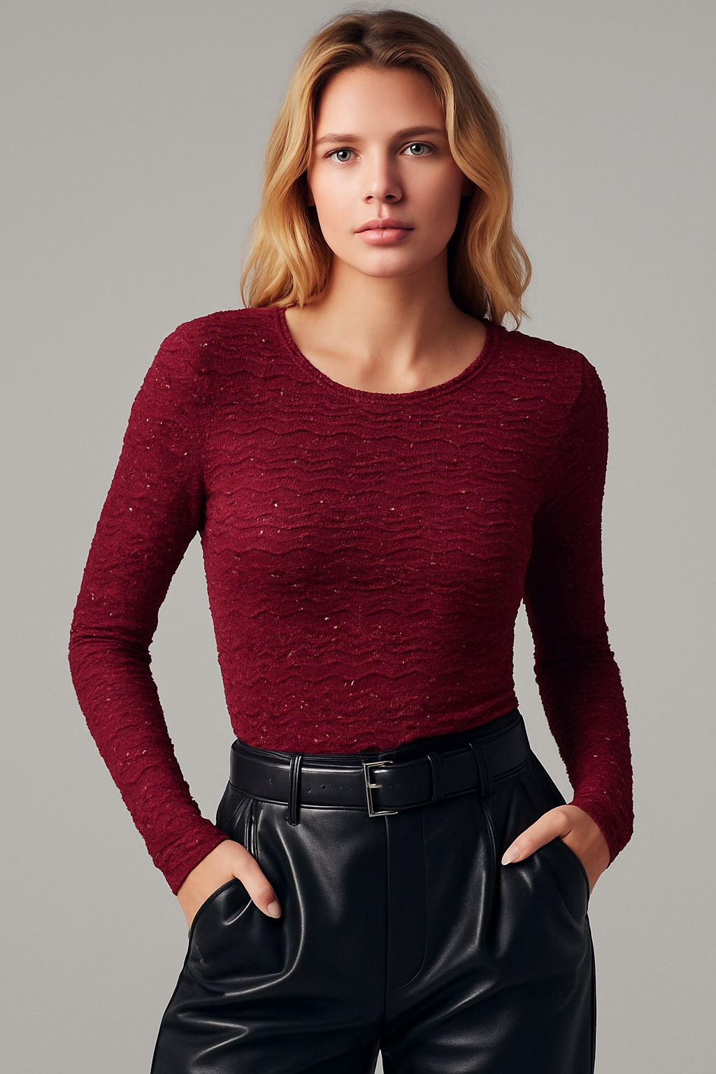 Sparkle Lace Stretch Top