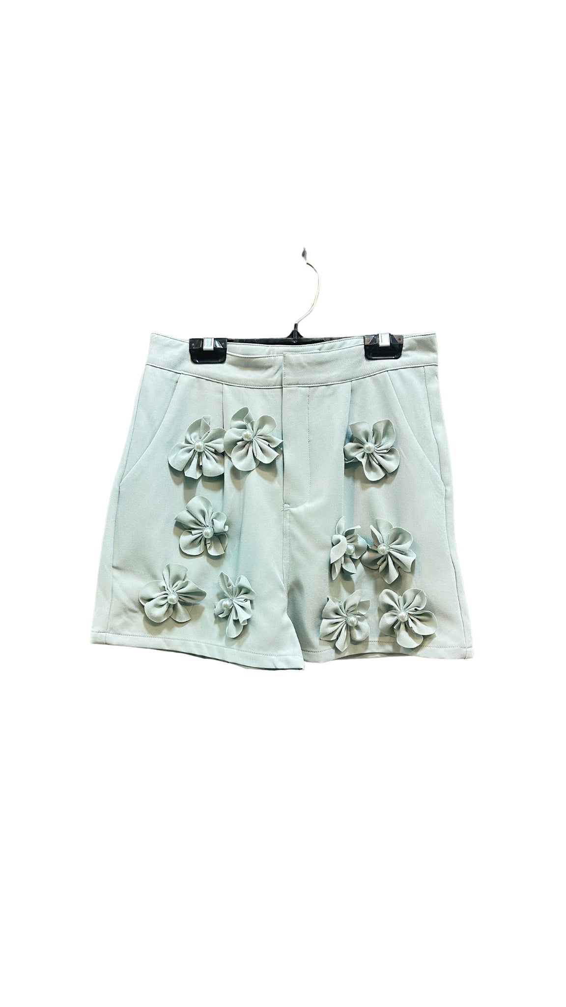 Flower High Waist Shorts