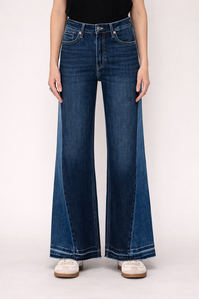 Stretch Mid Rise Flare Jeans