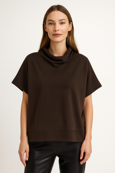 Luxe Cowl Flow Scuba Top