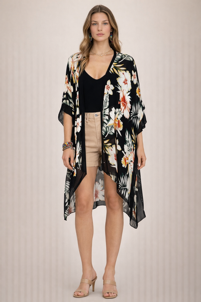 Tropical Garden Summer Kimono