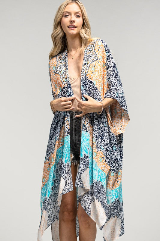 Damask & Paisley Summer Kimono
