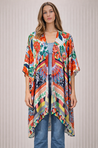 Prism Garden Summer Kimono