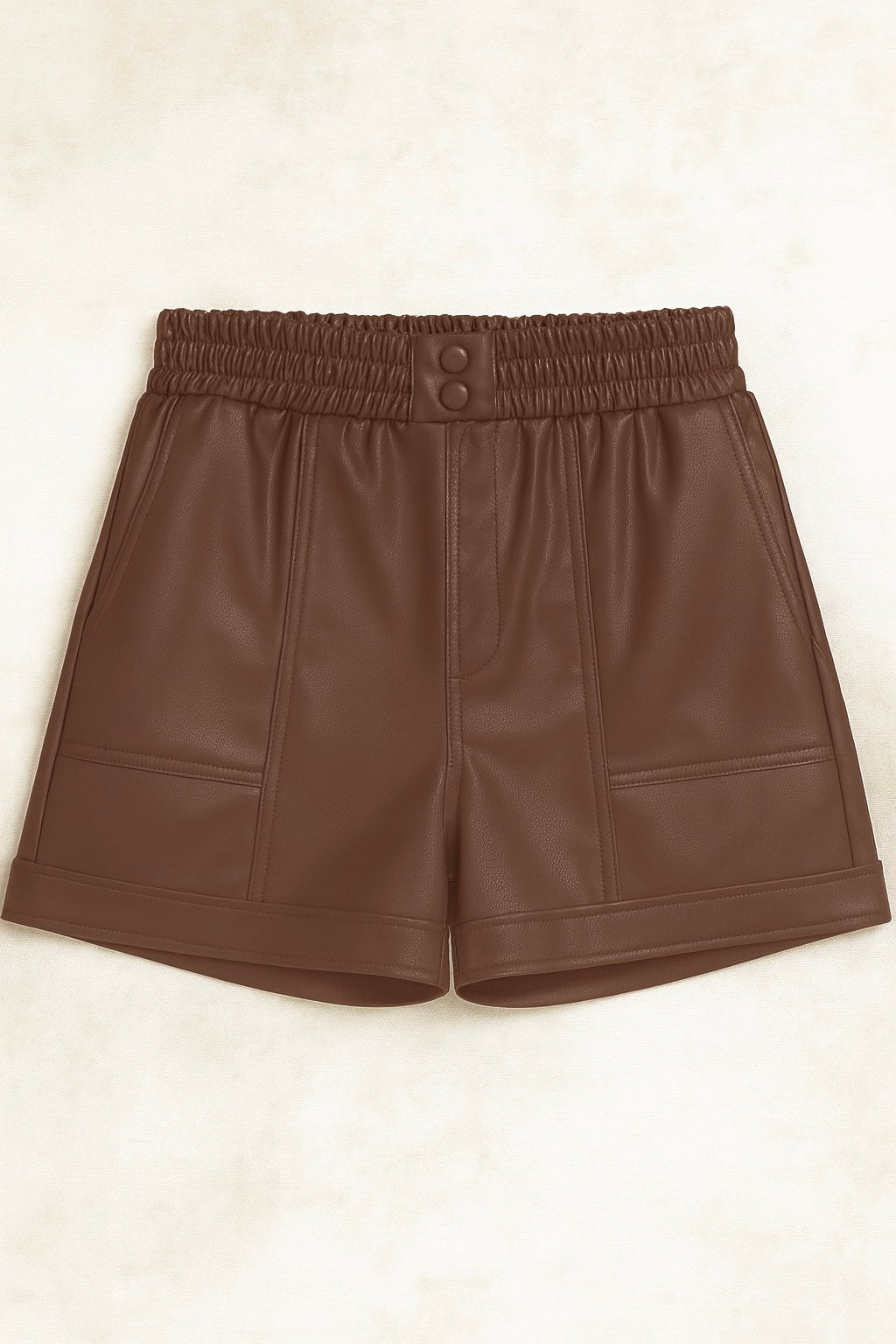 Faux Leather Shorts