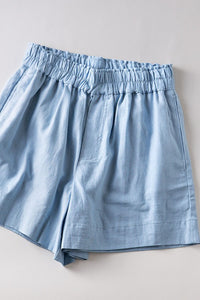 Paperbag Shorts de Lino
