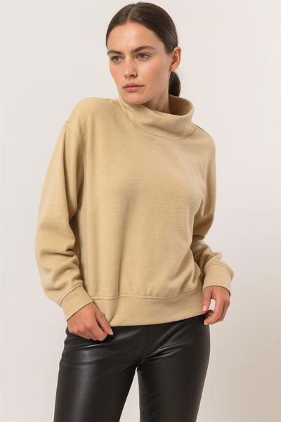 Cozy Funnel Neck Sweatshirt