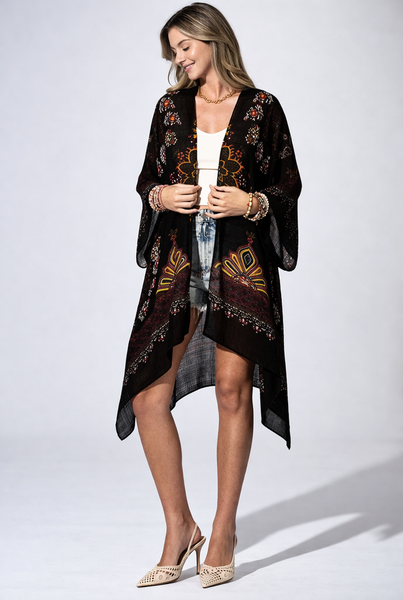 Ember Medallion Summer Kimono