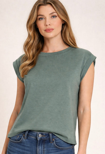 Super Soft Scuba Sleeveless Top