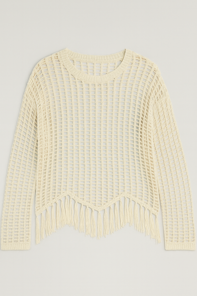 Crochet Long Sleeve Top