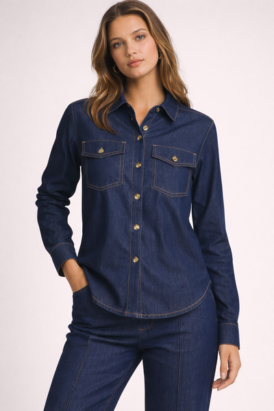 Super Soft & Stretch Denim Shirt