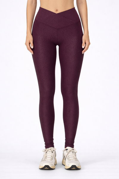 Sparkle Look Crossover Leggings