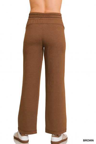 Super Soft Scuba Straight Drawstring Pants