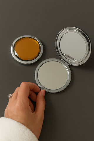 Crystal Pocket Mirror
