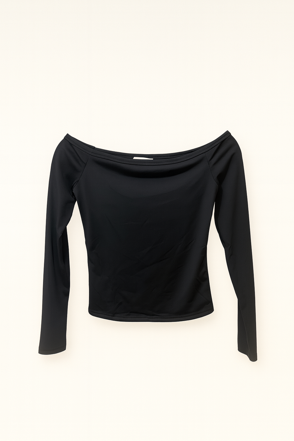 Top Manga Larga Off Shoulders Con Copa Incluida