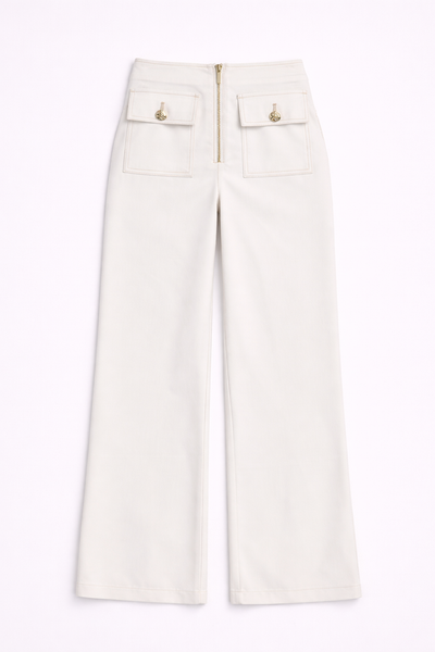 Super Soft Denim Wide Leg Pants