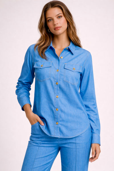 Super Soft & Stretch Denim Shirt