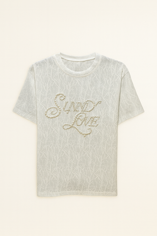 Sunday Love Pearl & Lace Top