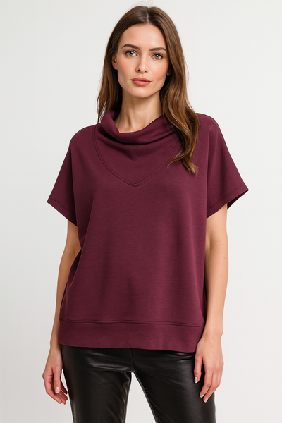 Luxe Cowl Flow Scuba Top