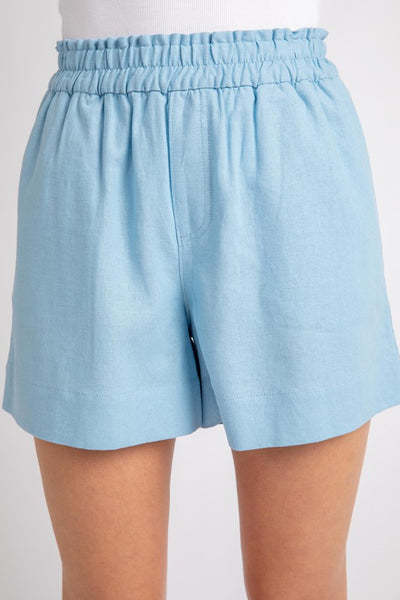 Paperbag Shorts de Lino