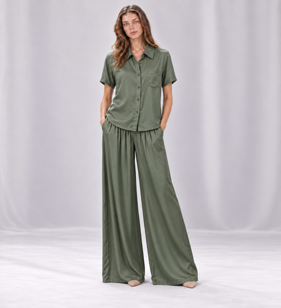 Conjunto Pantalon + Blusa Botones