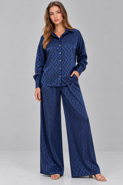 Conjunto de Satin Estampado