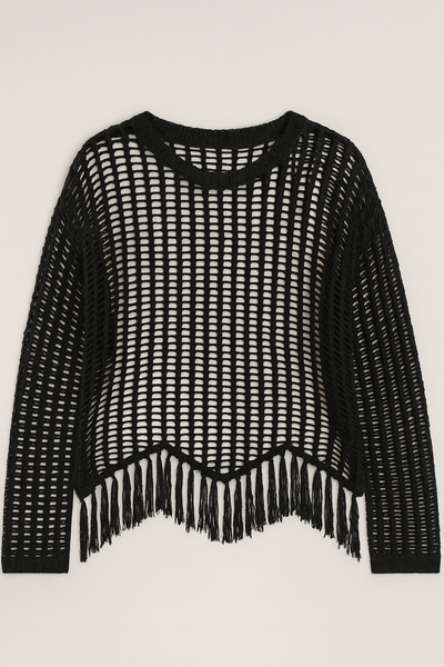 Crochet Long Sleeve Top