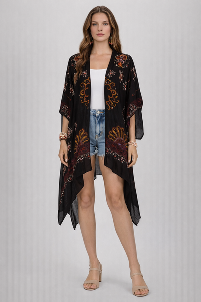 Ember Medallion Summer Kimono