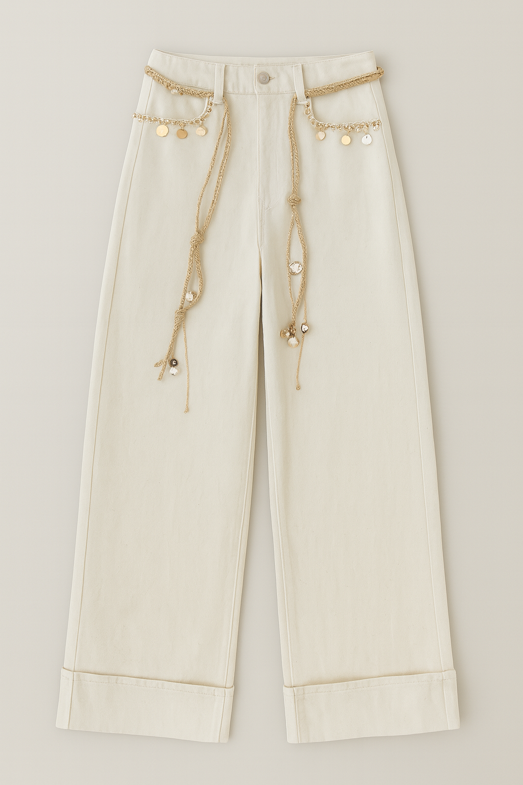 Charmed Vanilla Boho Denim Jeans