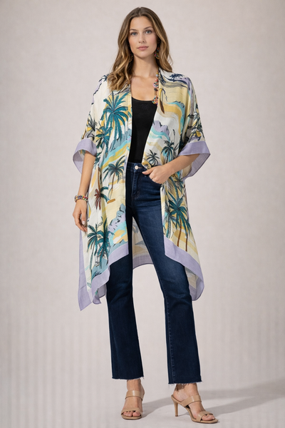 Maui Palm Summer Kimono