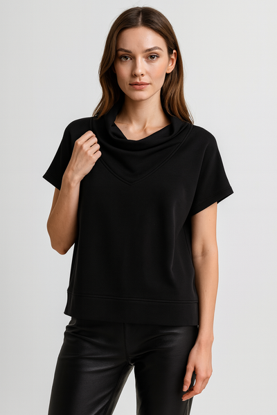 Luxe Cowl Flow Scuba Top