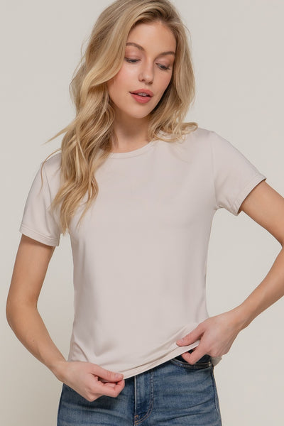 T-Shirt Manga Corta Cuello Redondo