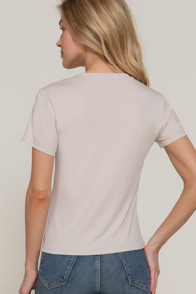 T-Shirt Manga Corta Cuello Redondo