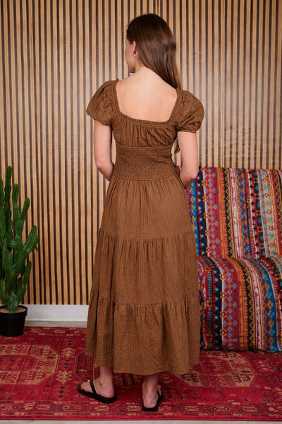 100% Cotton Cottage Midi Dress