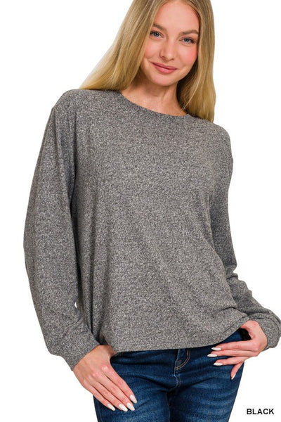 Super Soft Melange Hacci Lounge Pajama Set