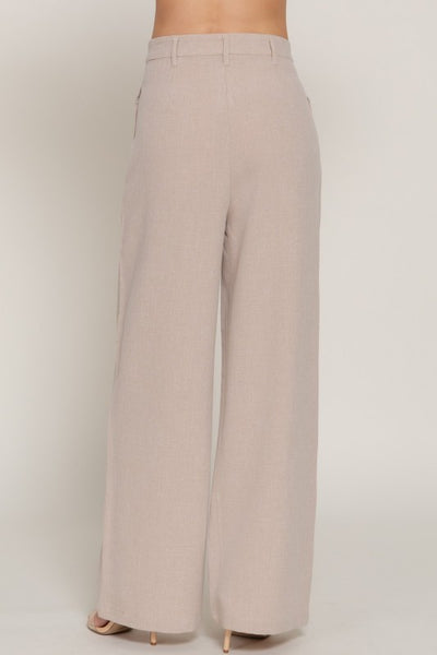 Pantalón Wide Leg con Pinzas