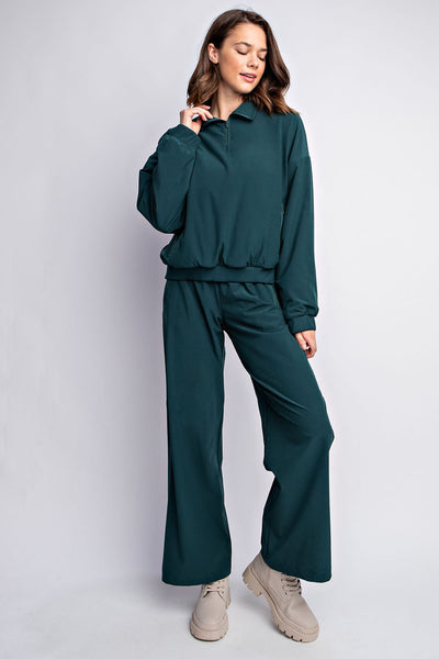 Heavy Fleece WindBreaker Straight Pants