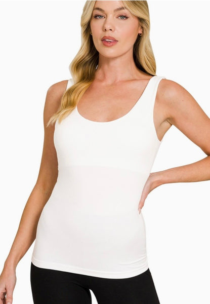 Top Tank Seamless con Bra Incorporado