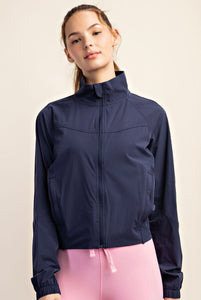 Light Weight Full Zip Up Active Performance Jacket