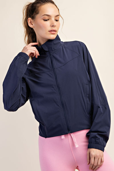 Light Weight Full Zip Up Active Performance Jacket