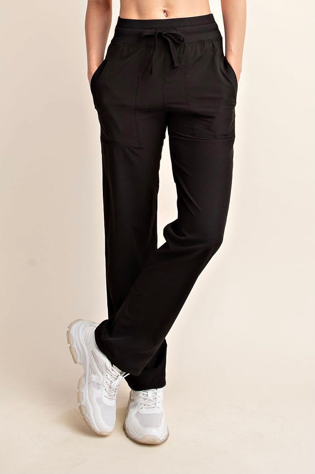 Oxford Mid Rise Full Length Pant