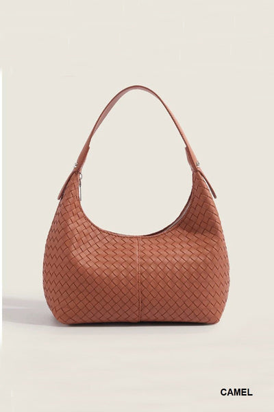 Super Soft Vegan Leather Braided Boho Small Shoulder Bag