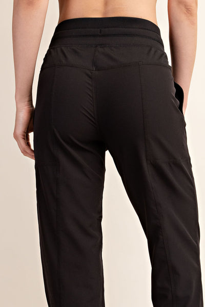 Oxford Mid Rise Full Length Pant