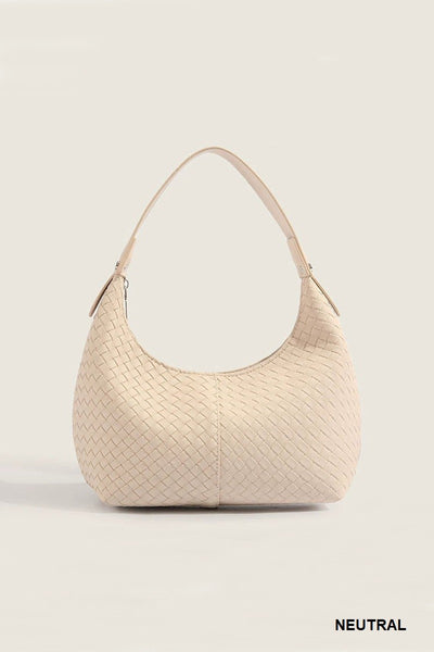 Super Soft Vegan Leather Braided Boho Small Shoulder Bag