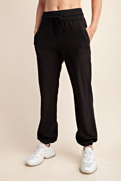 Oxford Mid Rise Full Length Pant