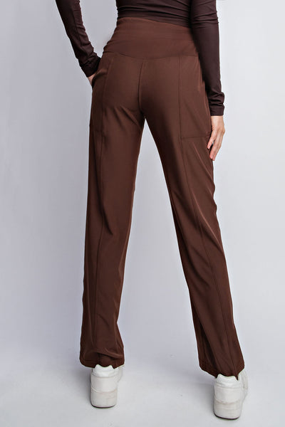 Oxford Mid Rise Full Length Pants