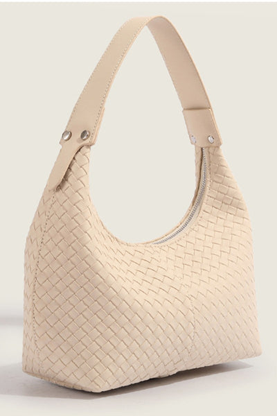 Super Soft Vegan Leather Braided Boho Small Shoulder Bag
