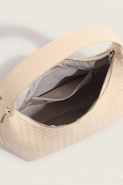 Super Soft Vegan Leather Braided Boho Small Shoulder Bag